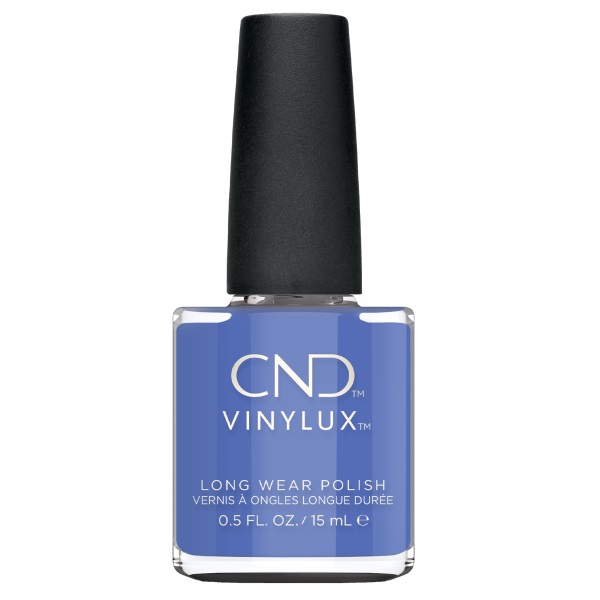 CND VINYLUX - #444 モトリーブルー 1/2 oz.