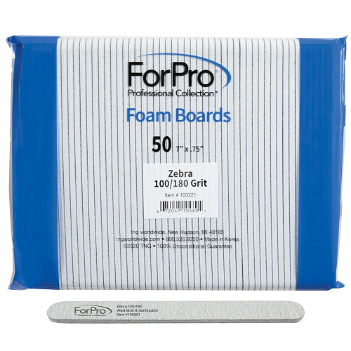 ForPro シルバー ストレイト ファイル 100/180 50ct（プロ仕様）