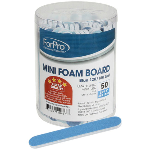 ForPro Blue Mini Foam Boards 120/180 grit 50-pk.