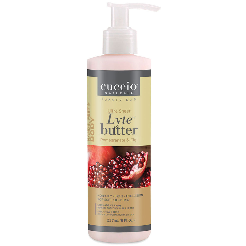 Cuccio Lyte BodyButters 8oz Pomegranate & Fig - 3145