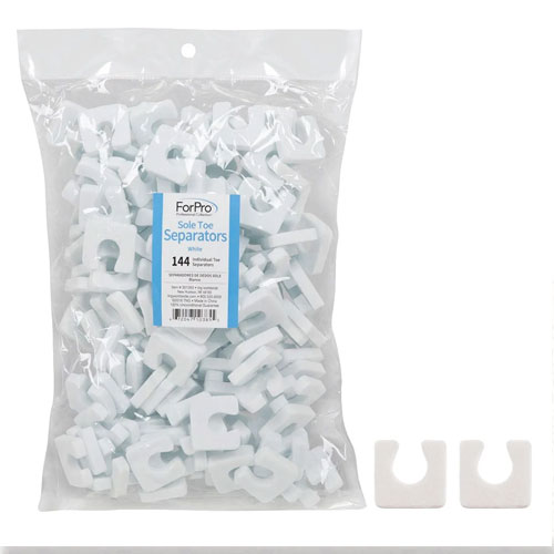 ForPro Sole Toe Separators 144-ct. White