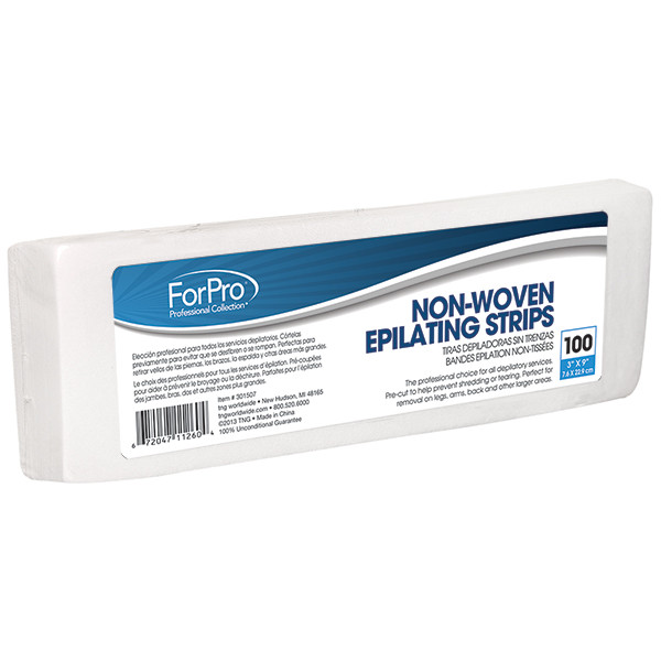 ForPro Non-Woven Epilating Strips 3” x 9” 100-ct.