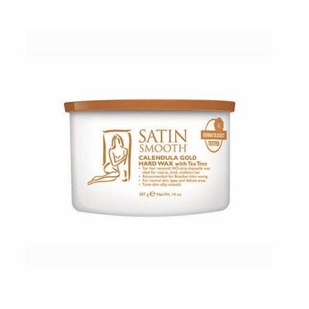 Satin Smooth Calendula Gold Hard Wax with Tea Tree Oil 14oz