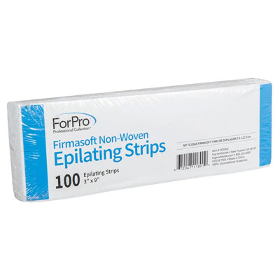 ForPro Firmasoft Non-Woven Epilating Strips 3” W x 9” L 100-Coun