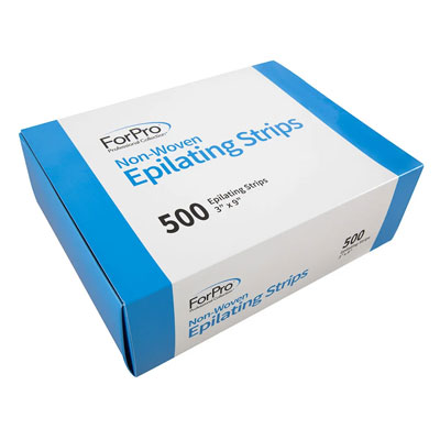 ForPro Non-Woven Epilating Strips 3” W x 9” L 500-Count