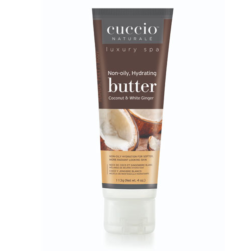 Cuccio Butter blend Tube type 4oz - Coconut & White Ginger
