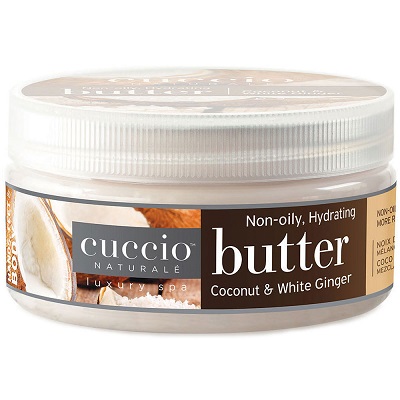 Cuccio ボディバターブレンド 8oz - ココナッツ＆ホワイトジンジャー