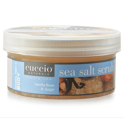 Cuccio シーソルトスクラブ 19.5oz (553g) - バニラビーン＆シュガー（5-Free）