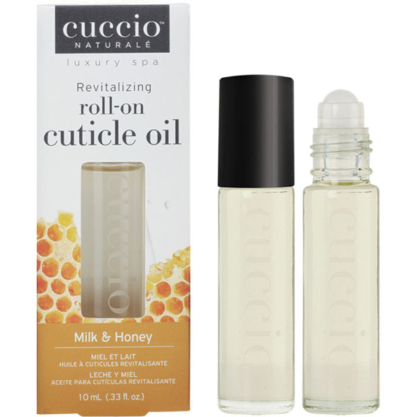 Cuccio キューティクルオイル ロールオン 10ml - ミルク＆ハニー(0.33oz.)