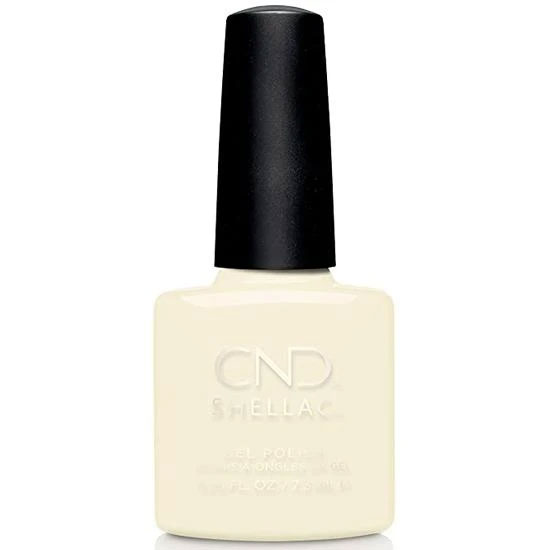 CND Shellac パーティレディ - #392 ホワイト ボタンダウン