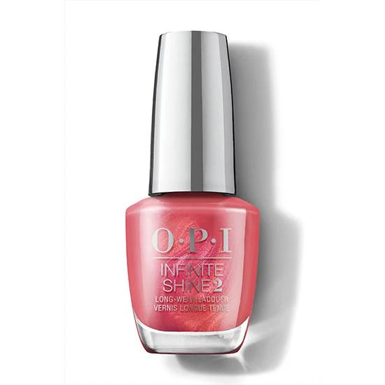 OPI Infinite Shine Celebration - #HRN21 Paint the Tinseltown Red