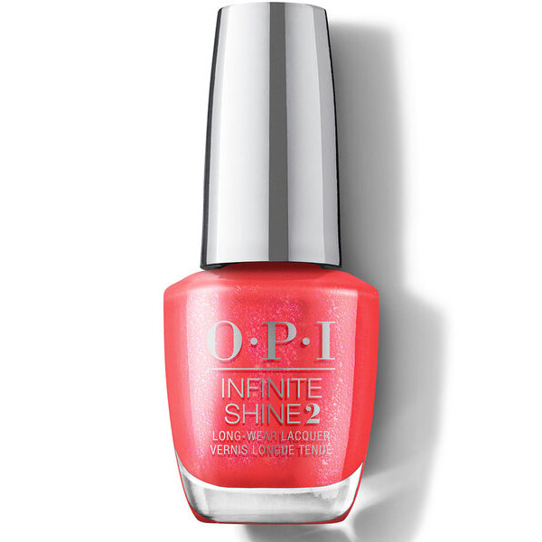 OPI Infinite Shine - #ISLS010 Left Your Texts on Red