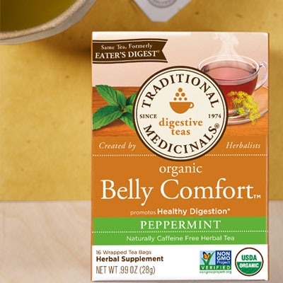 Traditional Medicinals Belly Comfort Peppermint Tea 16 bag